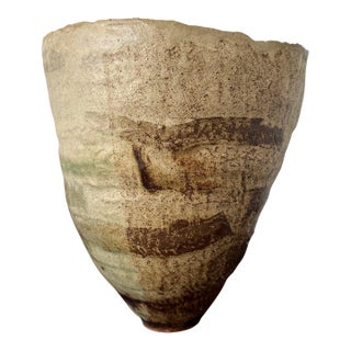 Fine Early Sculptural Ceramic Hand-built Vessel by Ewen Henderson For Sale