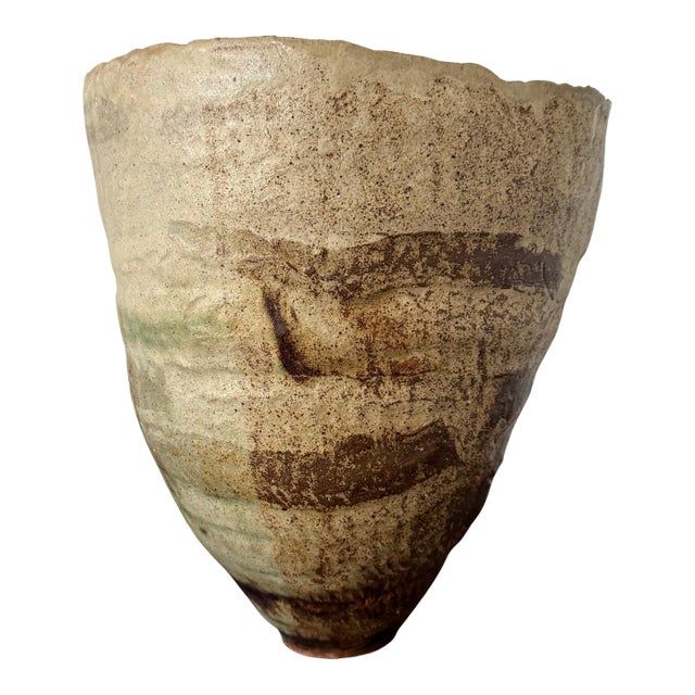 Fine Early Sculptural Ceramic Hand-built Vessel by Ewen Henderson For Sale