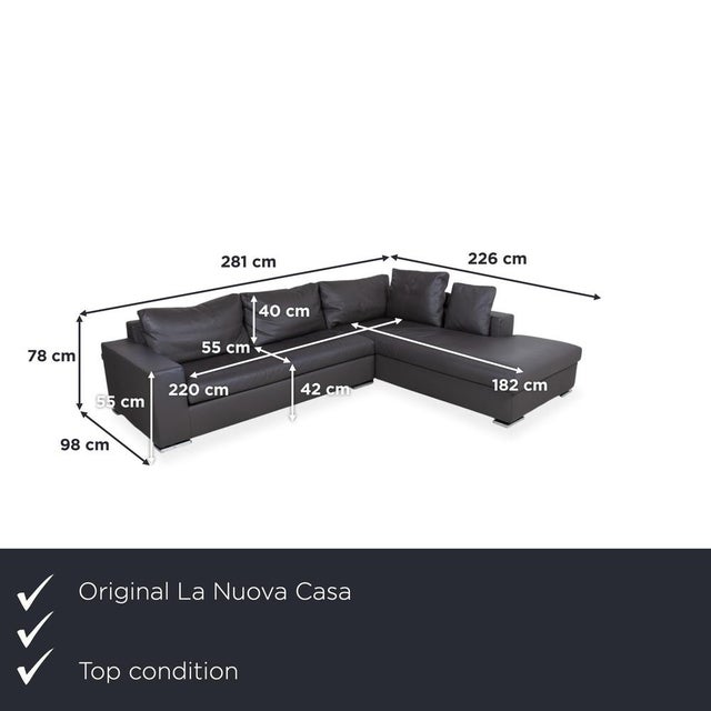 with the Halma corner sofa from La Nuova Casa, you can bring an elegant oasis of comfort with modern, cubic lines into...