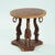 20th Century Fon Dignitary Monoxyl Carved Wood Armchairs and Table Set, Benin, 1954, Set of 3 For Sale - Image 16 of 18