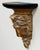 Mid 20th Century Vintage Gilded Lion Bust Wall Shelf For Sale - Image 5 of 7