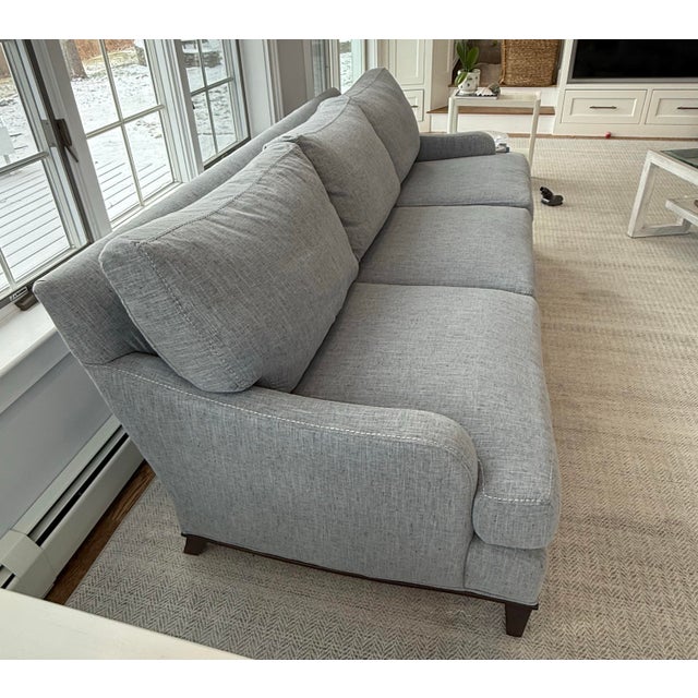 Custom made LEE Industries 1303-11 Sofa in Chariot Denim. Like new conditions. Tailored sofa with refined proportions and...