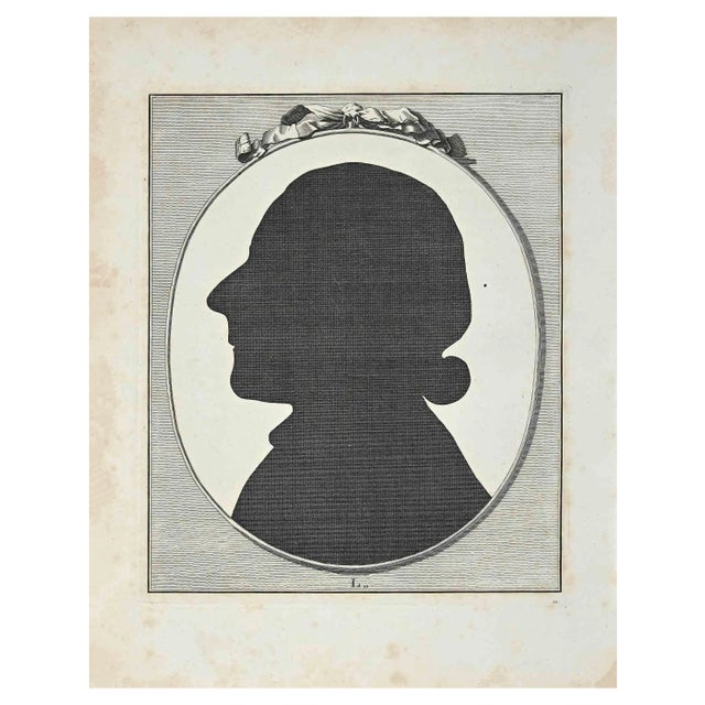 Thomas Holloway, Silhouettes, Original Etching, 1810 For Sale