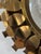 Metal Vintage Brass and Pressed Molded Glass Wall Sconce, Sweden, 1960 For Sale - Image 7 of 11
