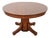 Stickley Brothers Style Antique Mission Oak Arts & Crafts Pedestal Extension Dining Table, Newly Refinished For Sale