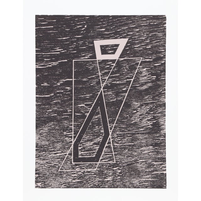 Artist: Josef Albers, German (1888 - 1976)<br>Title: Wood Acting as Water - P2, F20, I2 <br>Portfolio: Formulation:...