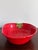 Vintage Italian Ceramic Strawberry Serving Bowl For Sale - Image 4 of 15