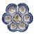 19th Century French Faience Breton Oyster Plate Malicorne For Sale