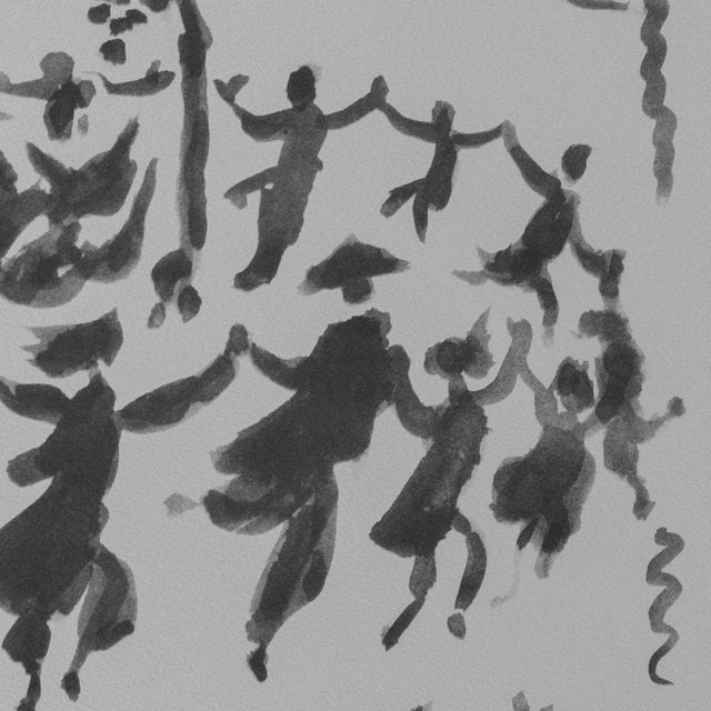 Pablo PICASSO (1881-1973) Long live peace Lithograph after a drawing by the artist Signed in the plate On Vellum 50 x 65...