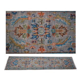 Hand Knotted Approx: 2x10 Wool Runner Oriental Rug For Sale