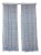 Anna 45" X 84" Blue Curtain For Sale