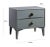 Gray Divine Grey Nightstand For Sale - Image 8 of 10