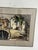Gray Kenneth Siqueira Fishing Wharf Framed Watercolor, Signed For Sale - Image 8 of 11