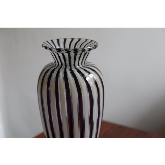 Mid-Century Modern Large Murano Glass Vase, 1970s For Sale - Image 3 of 4