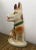 Brazilian Ceramic Lusterware Coyote Dog Figurine For Sale - Image 4 of 8