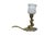 Renaissance Vintage Brass Griffin Dragon Sphynx Hurricane Candle Holder Chamberstick 7" For Sale - Image 3 of 14