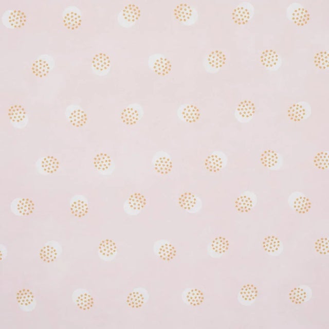 Schumacher Taylor Wallpaper in Pink For Sale
