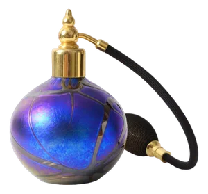 Iridized Glass Perfume Atomiser from Colver
