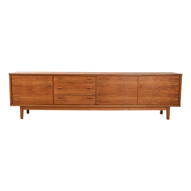 Vintage Walnut Sideboard, 1960s For Sale
