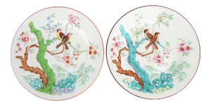 Antique Mintons Bird Plates, S/2