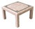 Postmodern Pink Marble Coffee Table with Brass Inlay, Italy, 1980s For Sale