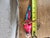 1990s Vintage Hand-Blown Glass Tropical Parrot in Santa Hat Christmas Ornament For Sale - Image 5 of 12