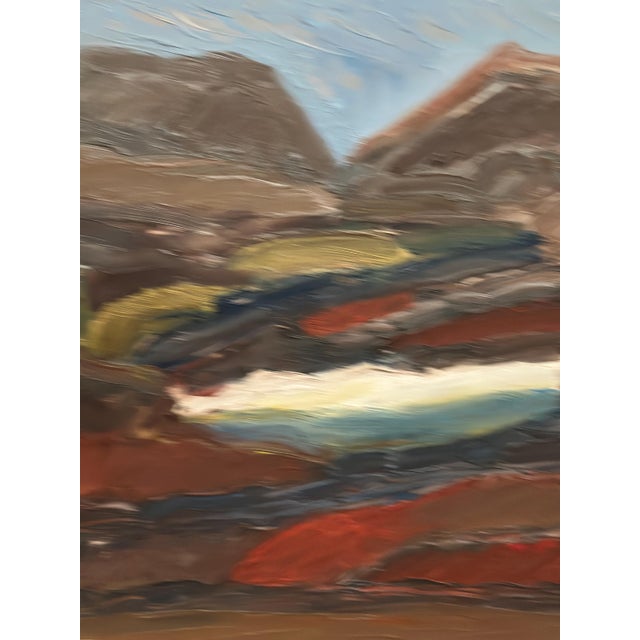 Thage Carlson, Rustic Landscape, 1960s, Oil on Panel For Sale - Image 9 of 18