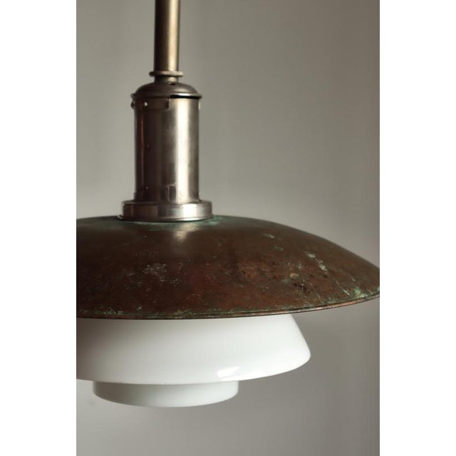 Scandinavian Modern 4/4 Pendant Light in Copper and Glass by Poul Henningsen for Louis Poulsen, 1930s For Sale - Image 10 of 17