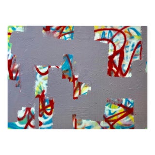 Mirtha Moreno Oil on Canvas Titled “Grayed Out III” For Sale
