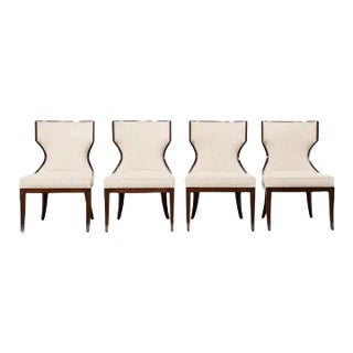 Set of Four Jacques Garcia for Baker Marat Dining Chairs For Sale