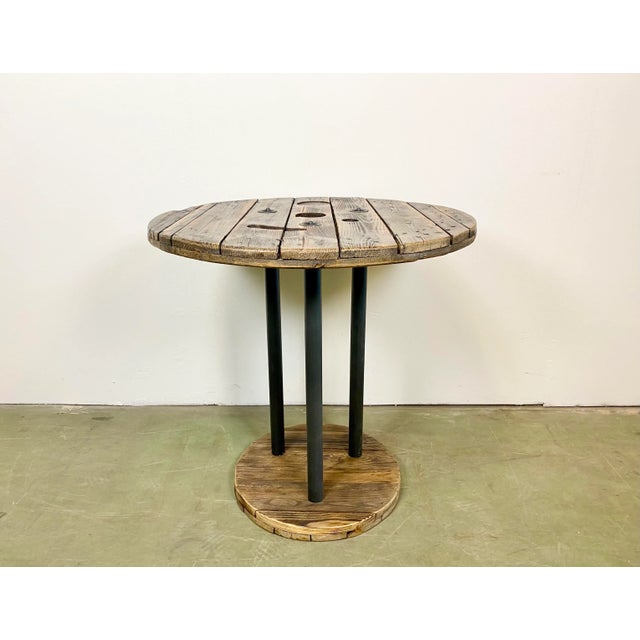 Round Industrial Coffee Table, 1960s For Sale - Image 14 of 14