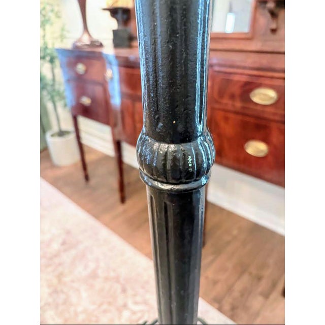 Make a Grand First Impression: Rare Antique Victorian Cast Iron Hall Tree For Sale In Raleigh - Image 6 of 8