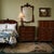 Chinese Chippendale Chinoiserie Pagoda j.b. Van Sciver Mahogany 4 Pc. Headboard Highboy Chest Mirror For Sale - Image 9 of 10