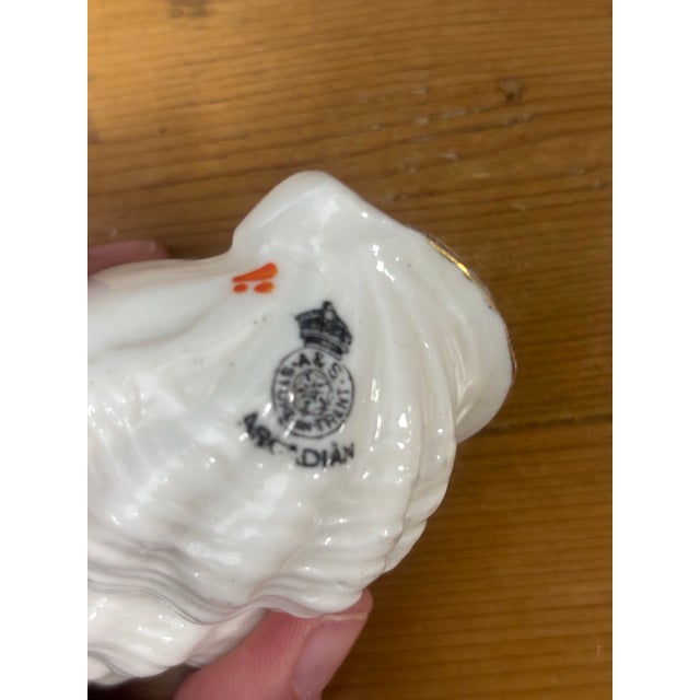 Vintage English "Listen to the Sea" Porcelain Shell For Sale In Naples, FL - Image 6 of 6