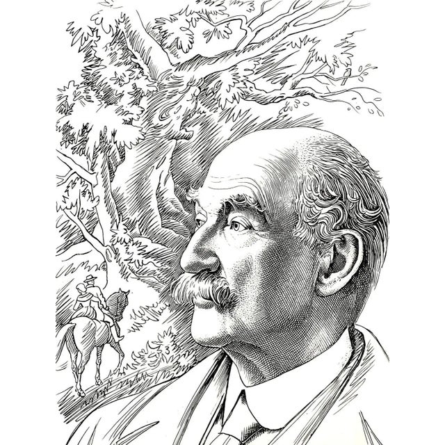 Early 21st Century Pierre Gandon - Portrait - Original Lithograph 1956 For Sale - Image 5 of 7