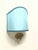 1950s Fabric Fan Sconce with Cast Fruit Decoration, 1950s For Sale - Image 5 of 7