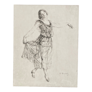 1920s William Meyerowitz Dancer Etching