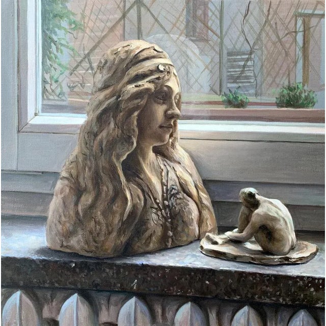 Agnieszka Staak-Janczarska, Meditation, 2021, Oil on Canvas For Sale - Image 6 of 6