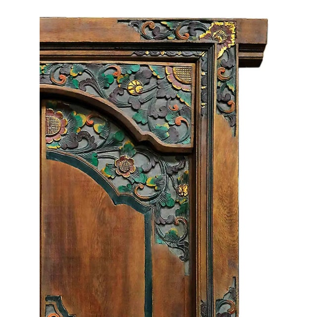 Doors Carved With Painted and Gilt Detail For Sale In New York - Image 6 of 13