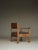 Brown Low Art Deco Armchair by Hendrik Fels for L.O.V. Oosterbeek, 1930s For Sale - Image 8 of 18
