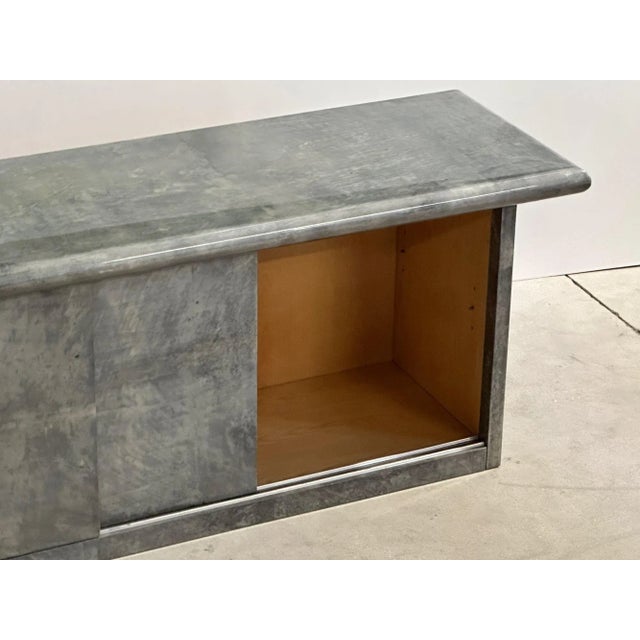 Aldo Tura Goatskin Credenza, Italy 1970 For Sale In Chicago - Image 6 of 11