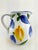 Blue Vintage Mid Century Hand Painted Portugal Pitcher For Sale - Image 8 of 11