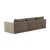 Willow Taupe Modular Performance Velvet Sofa For Sale - Image 4 of 7