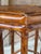 Vintage Coastal Bamboo Hexagonal Pedestal Plant Stand/Side Table For Sale - Image 4 of 12