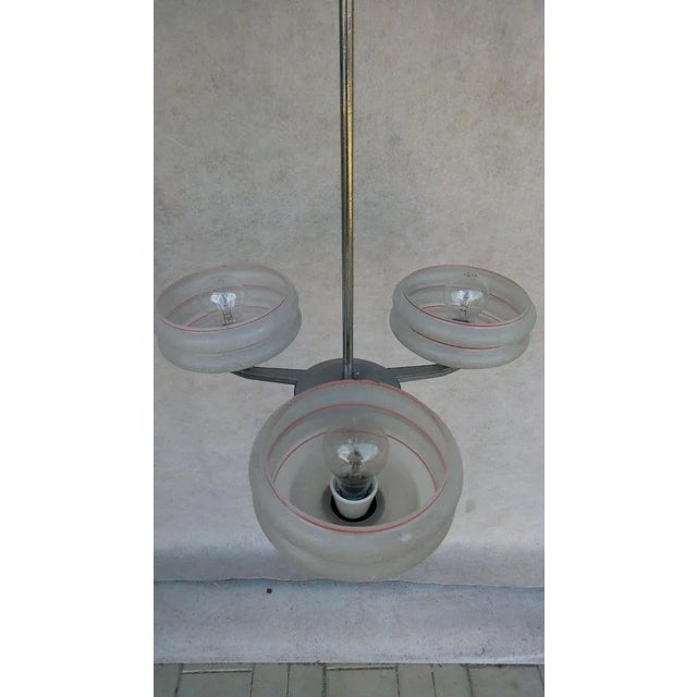 Vintage Type 503/3 Chandelier from Lidokov, 1950s For Sale - Image 12 of 13