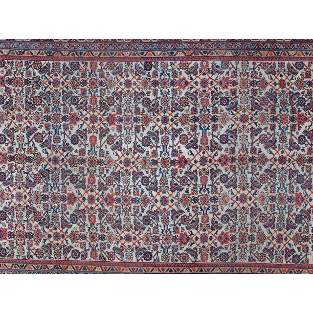 Persian 1930s Antique Persian Sultanabad , 9' X 11'10 For Sale - Image 3 of 5