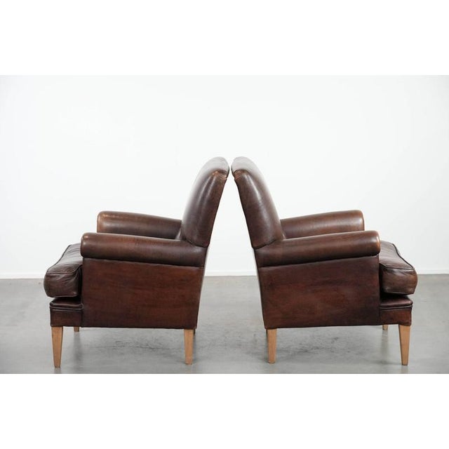 Sheepskin Armchairs, Set of 2 For Sale - Image 4 of 18