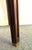 Theodore Alexander Mahogany Console Table With Center Drawer and Circular Pattern Apron For Sale - Image 13 of 17