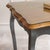Wood Louis XV Desk in Black with Oak Top and Glass Top For Sale - Image 7 of 13