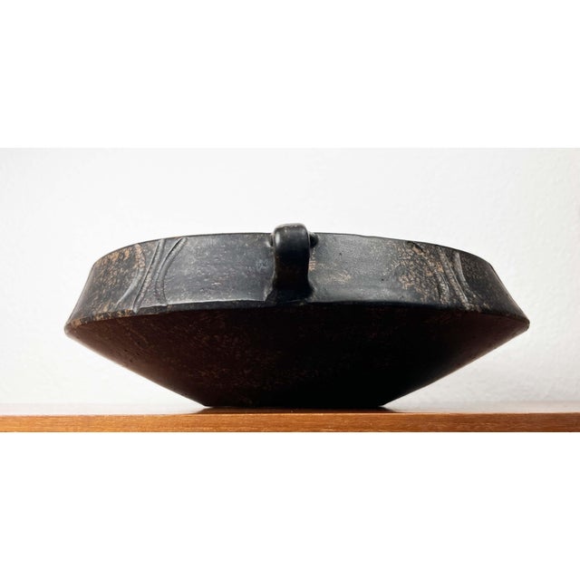 Large Mid-Century Modern Danish Studio Pottery Bowl from Lund Keramik, 1960s For Sale - Image 4 of 18